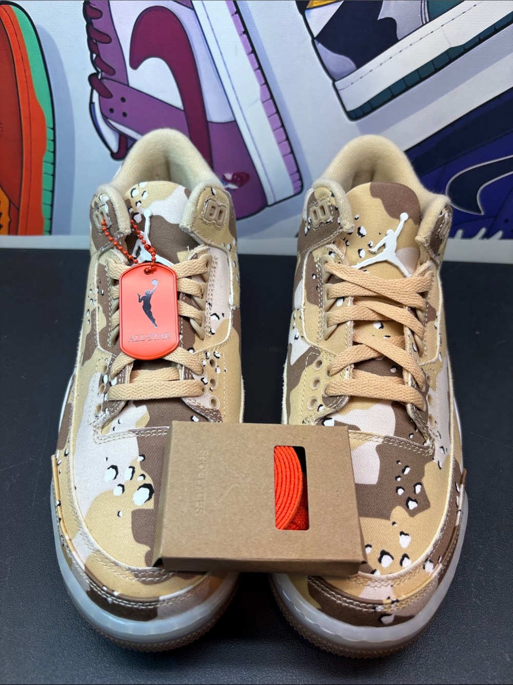 Brand New NO OG BOX! WNBA x Wmns Air Jordan 3 Retro “Desert Camo”